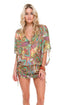 Luli Fama Callejera Cabana V Neck Dress